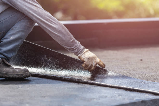 Professional Waterproofing technician working in Marengo, OH